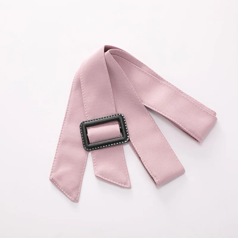 Cintura da donna Giacca a vento decorativa alla moda Abito casual Versatile con fibbia Anello in tessuto Vita larga con sigillo in vita