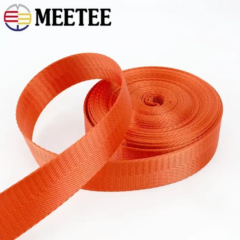 45Meters 20-38mm Nylon Webbing 1mm Thick Strap for Backpack Car Seat Belt Ribbon DIY Garment Binding Tape Sewing Accessories