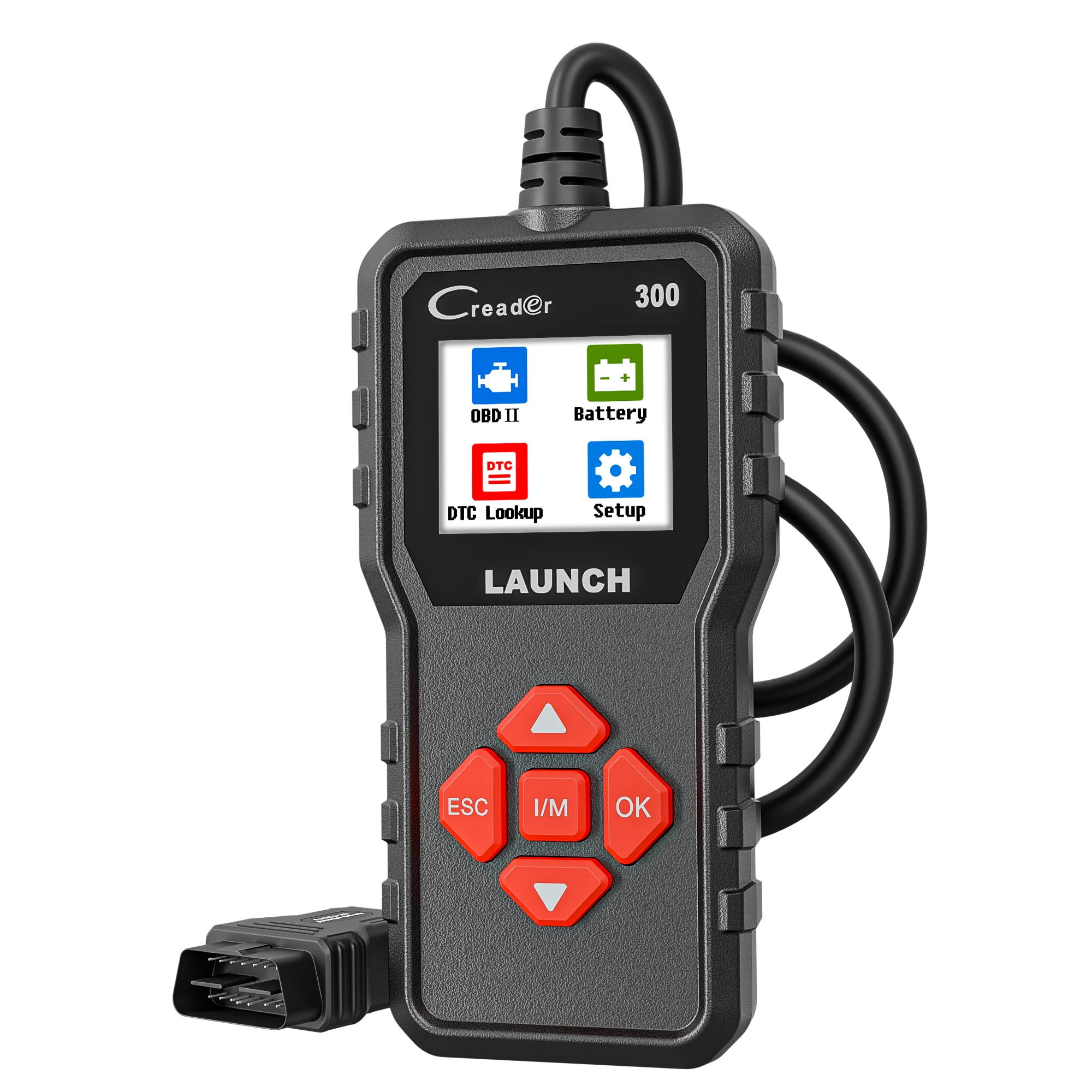 LAUNCH X431 CR300 Car Full OBD2 Diagnostic Tools Automotive Professional Code Reader Scanner Check Engine Free Update pk ELM327