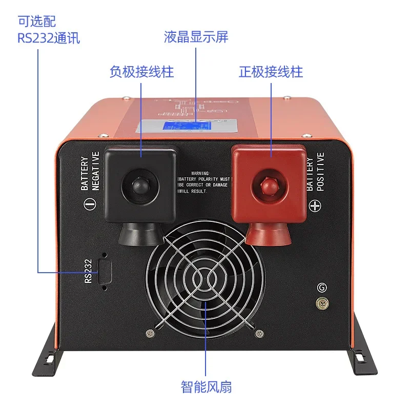 Horizontal off-Grid Sine Wave Power Frequency Inverter 1kw-4kw Photovoltaic Inverse Control All-in-One Machine Built-in Mppt