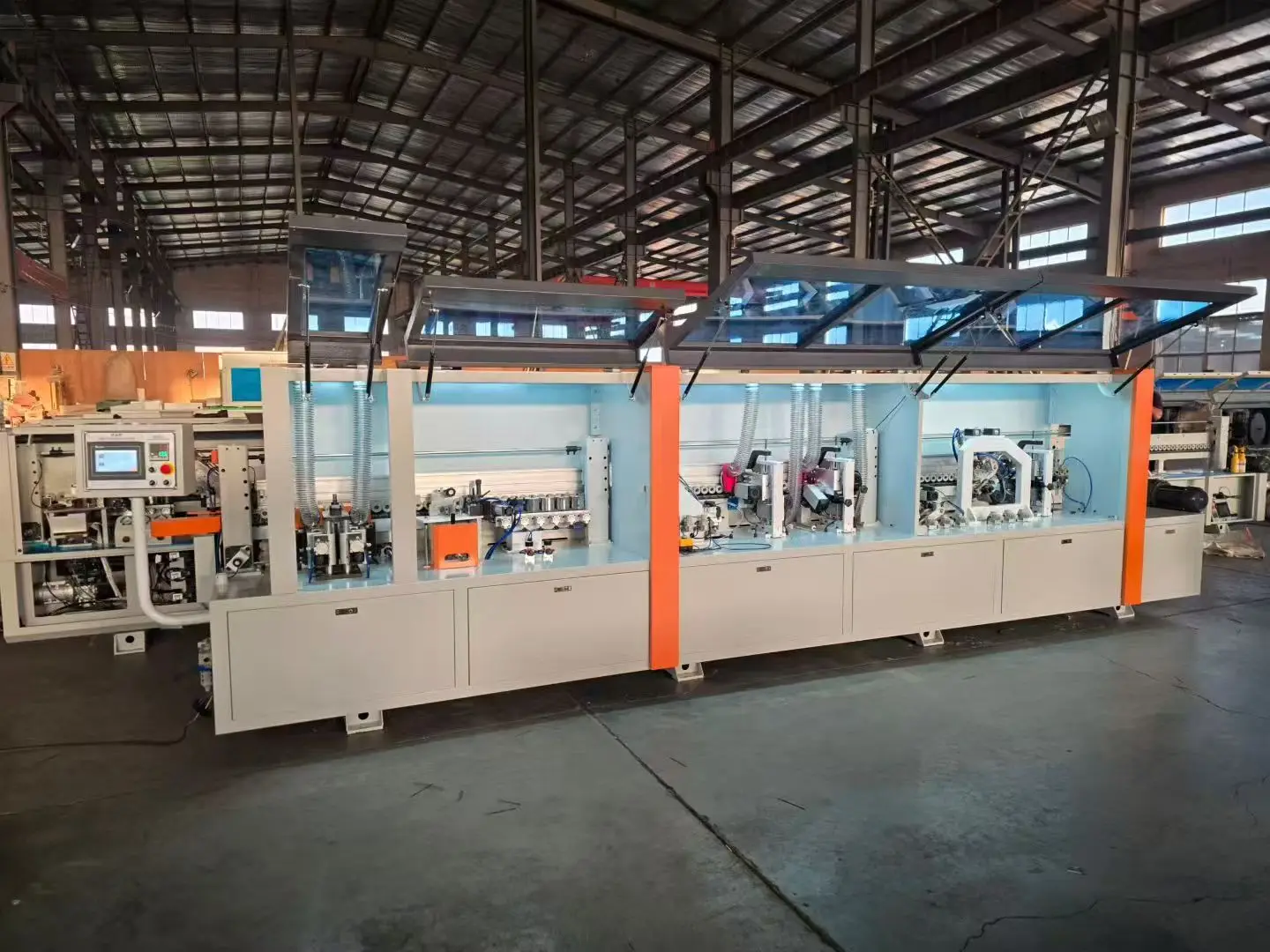 

Wood Edge Banding Machine Wood Panel Furniture Edge Banding Machine With Pre Milling And Corner Rounding