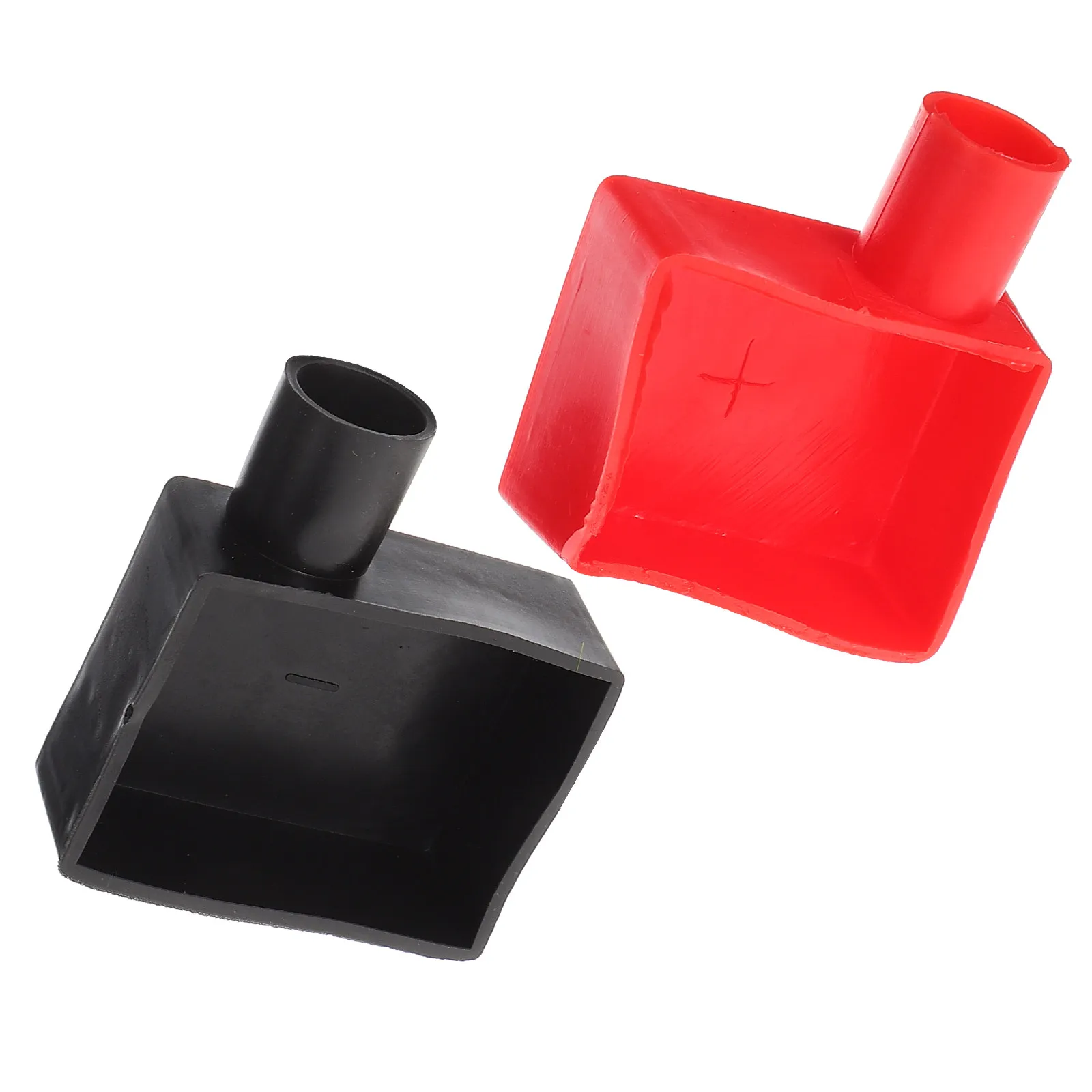 

1Pair Battery Terminal Protector Covers Silicone Insulated Caps for Car Battery Posts Easy Installation Universal Fit