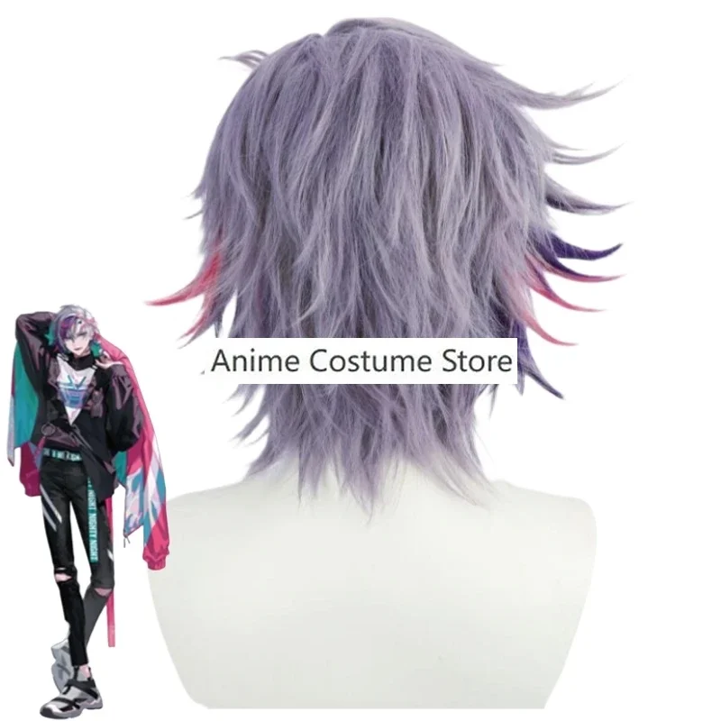 YouTuber VTuber NIJISANJI Fuwa Minato Cosplay Costume Wig Anime Adult Woman Man Rose Red Jacket Uniform Outfit Halloween Suit