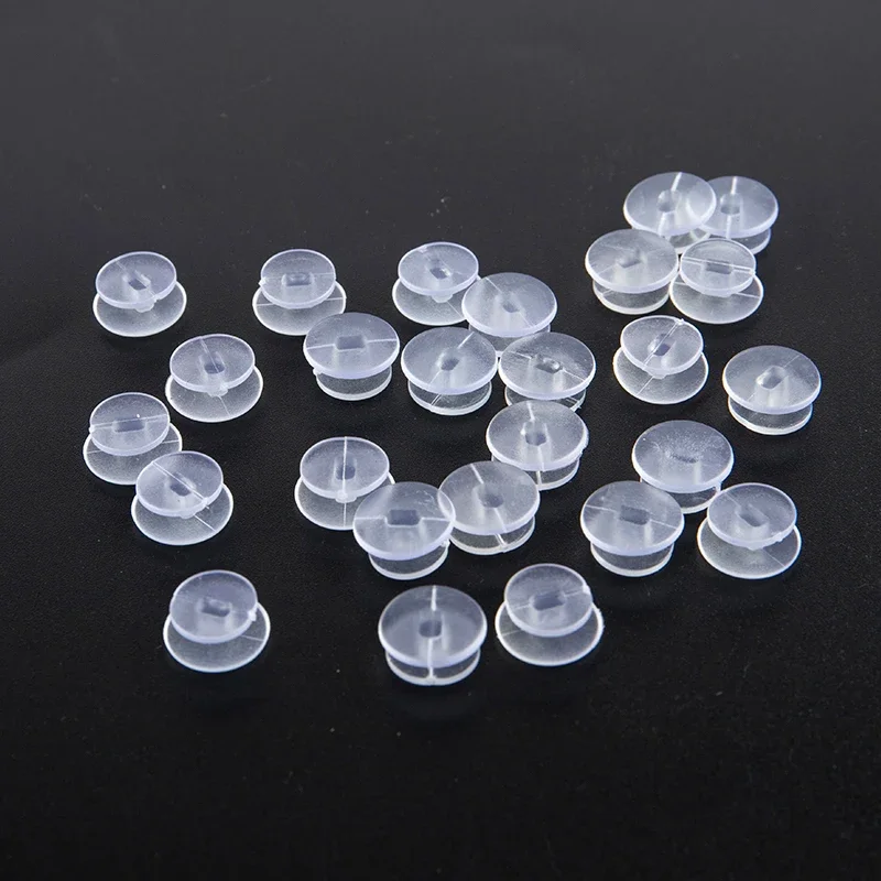 25Pcs Transparent Buttons Accessories For DIY Sandal Shoe Charms Decor