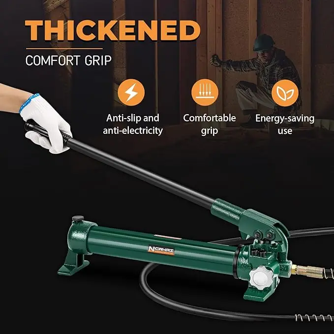 OEM Customizable High Pressure 10000psi Single Acting Manual Hand Pump Hydraulic Lifting Pumps CP-700 Drive Set Cylinder Liquid