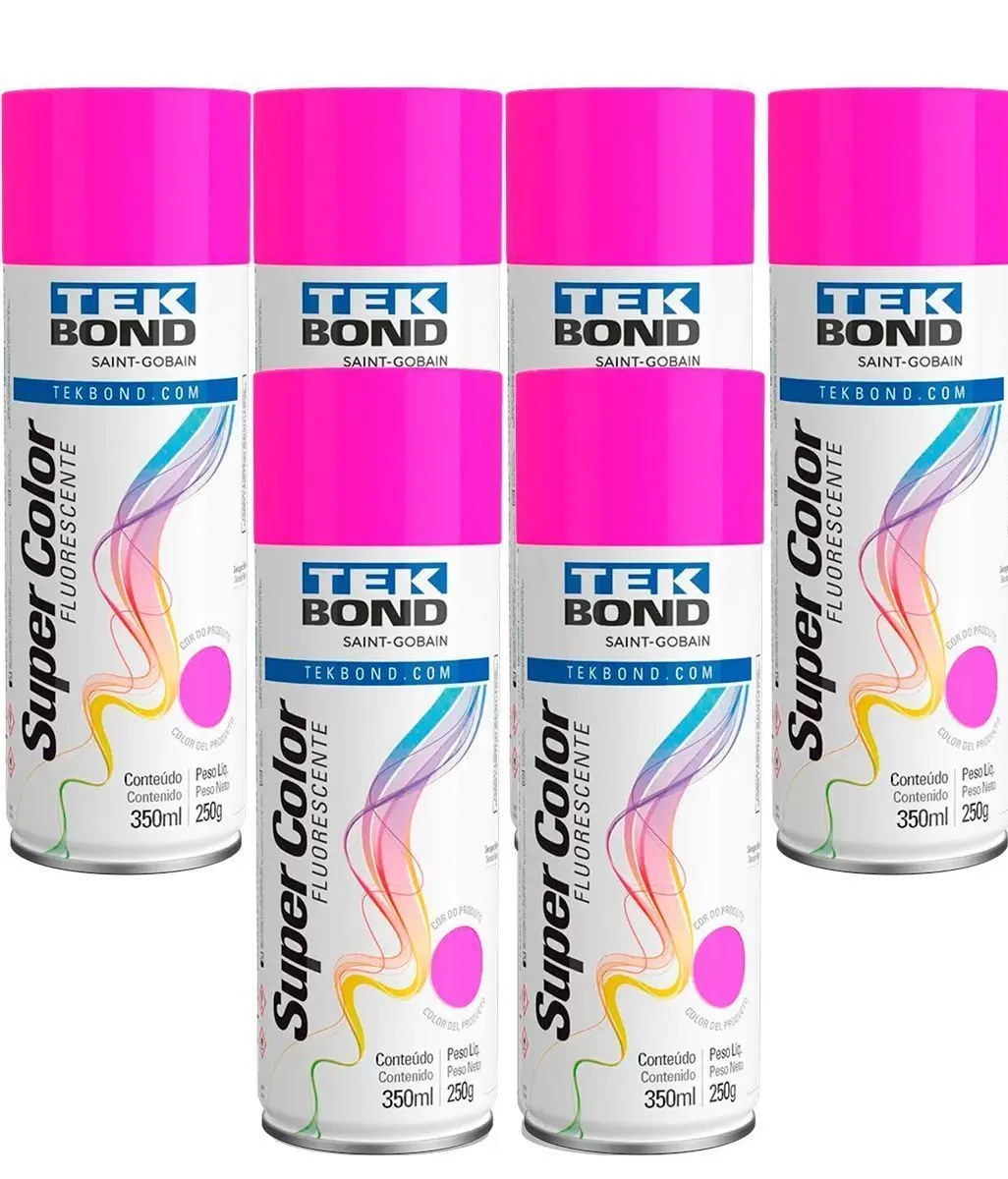 Fluorescent Pink Aerosol Ink 350 Ml/250G KIT 6