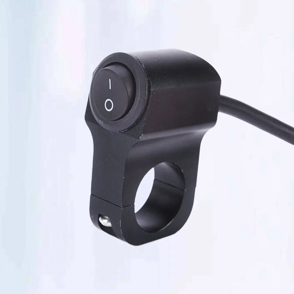 

Motorcycle Handlebar Switch Black Compact on Off Headlight Fog Ignition for Motorbike Atv High Grade Material
