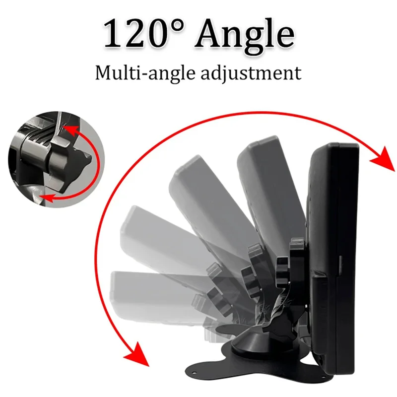 ABMF-2X 12V-36V 7Inch Car Monitor 16:9 800X480 LCD Rearview Monitor With 2 Way Video Input For Rear View Camera