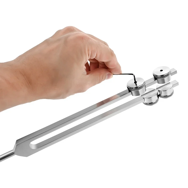 4pcs/Set Tuning Forks 32/48/64/128 Hz with Hammer for Nervous System Testing Sound Healing Therapy Health Care-A07G