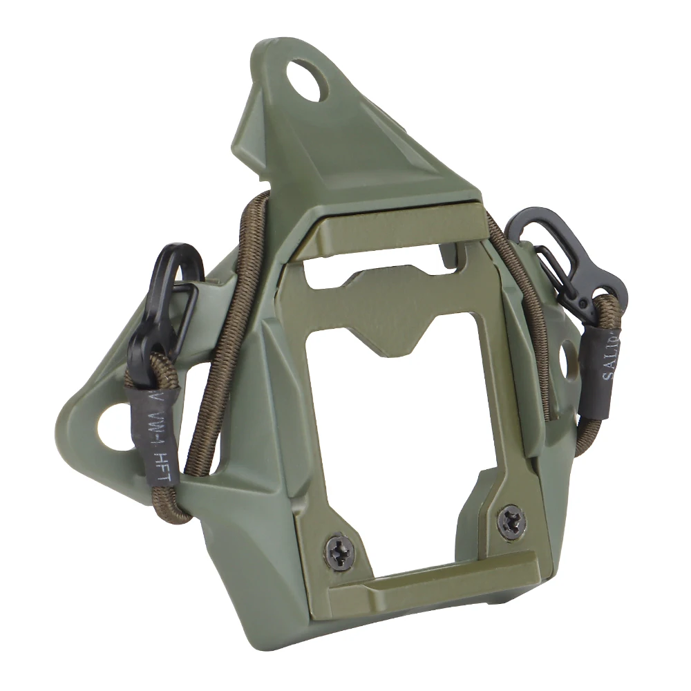 VULPO New Tactical Helmet Vas Shroud Three-Hole NVG Mount Adapter/Aluminum Alloy Modular Shroud For FAST MICH AF Wendy Helmet
