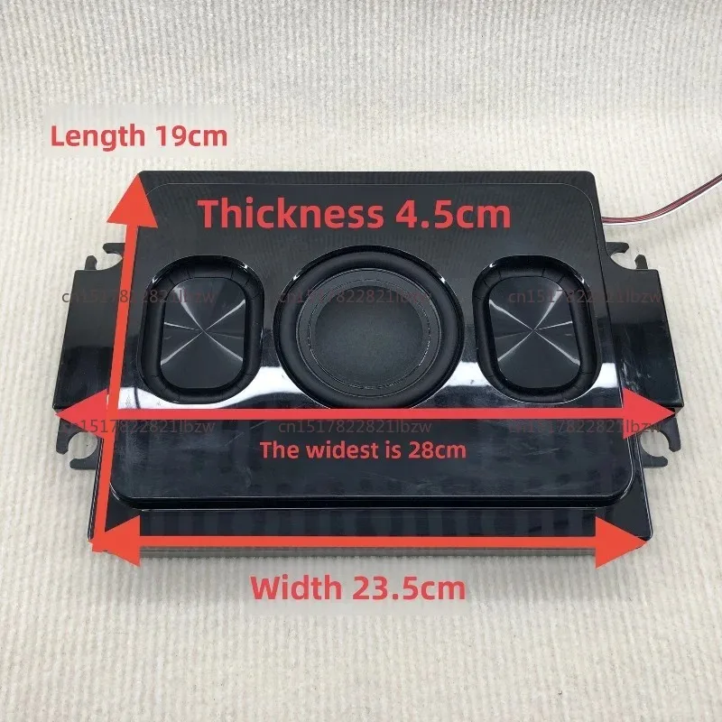 3-Inch dual voice coil four vibration basin subwoofer with car seat passive subwoofer