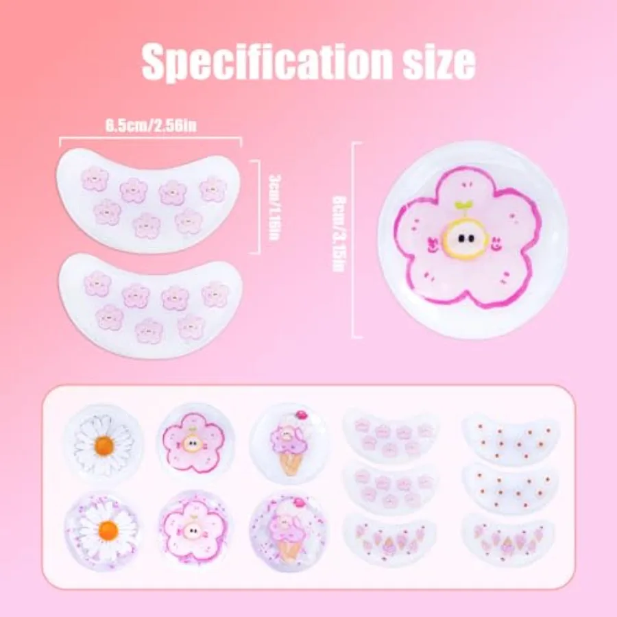 Cooling Eye Mask - Gel Ice Pack Reusable Cooling Eye Pads and Under Patches, Eye Hot Cold Treatment for Redness, Pain Relief Re