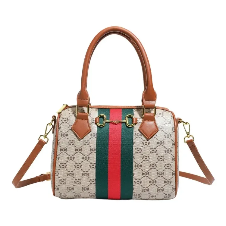 Ladies Luxury Diaper Bag Women's Leather Tote Vintage Crossbody Bag Minimalist Designer Large Capacity Elegant Fashion