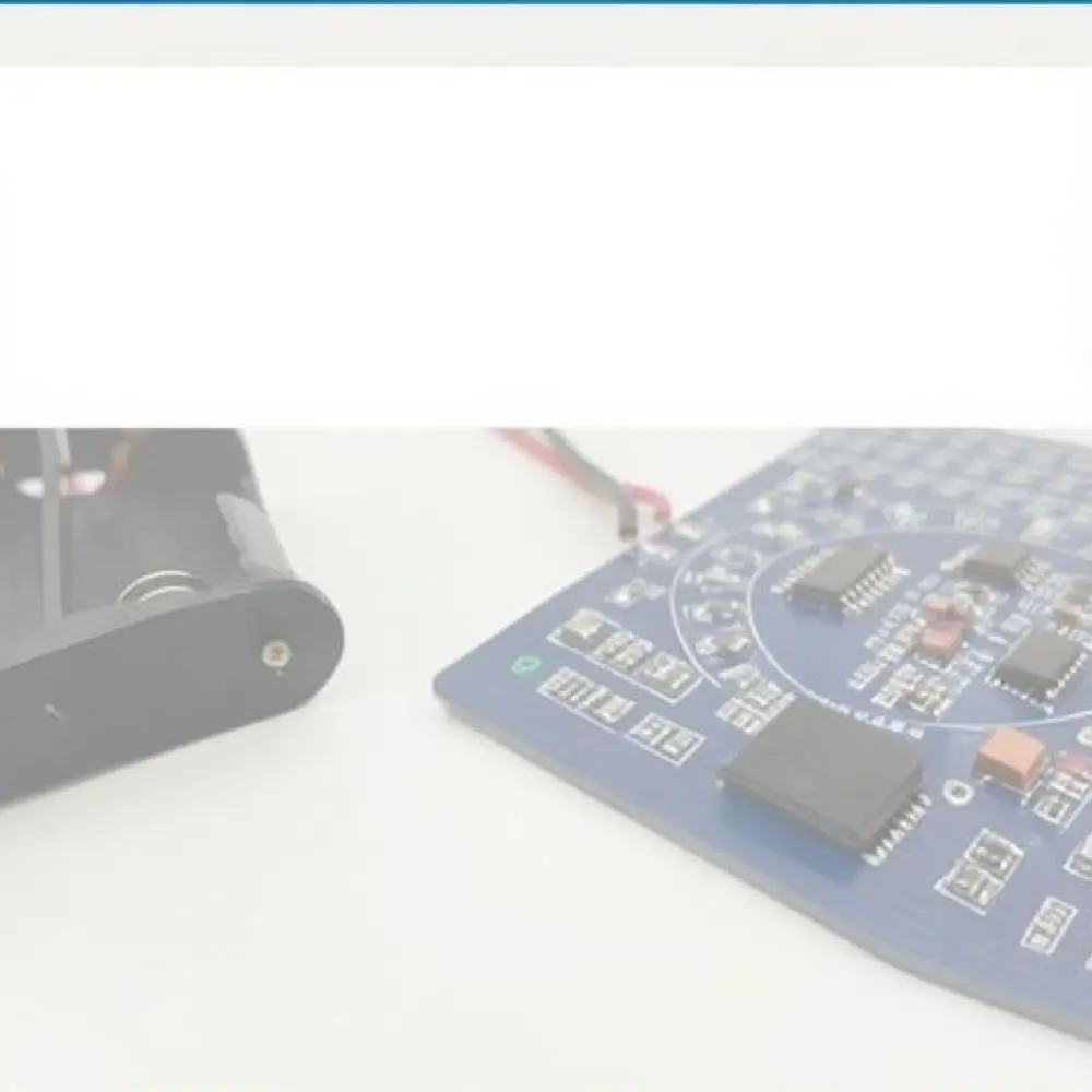 PCB Soldering Training Kit SMD Rotating Flashing LED Light DIY Electronic Components Practice Board Assembly Set