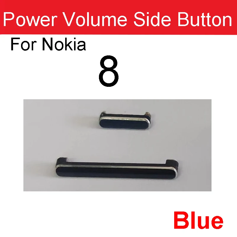 For Nokia X5 X7 6 6.1 7 Plus 8 8.1 Power Volume Buttons On Off Side Power Volume Small Button Keys Replacement Parts