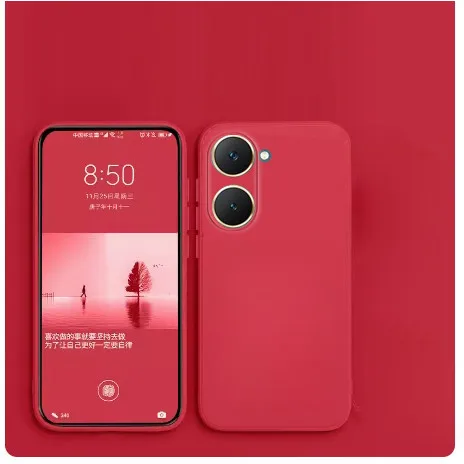 for Vivo Y03 4G V2332 High Quality Matte Soft Funda Coque TPU Full Protective Shell Case Back Shockproof Phone Cover