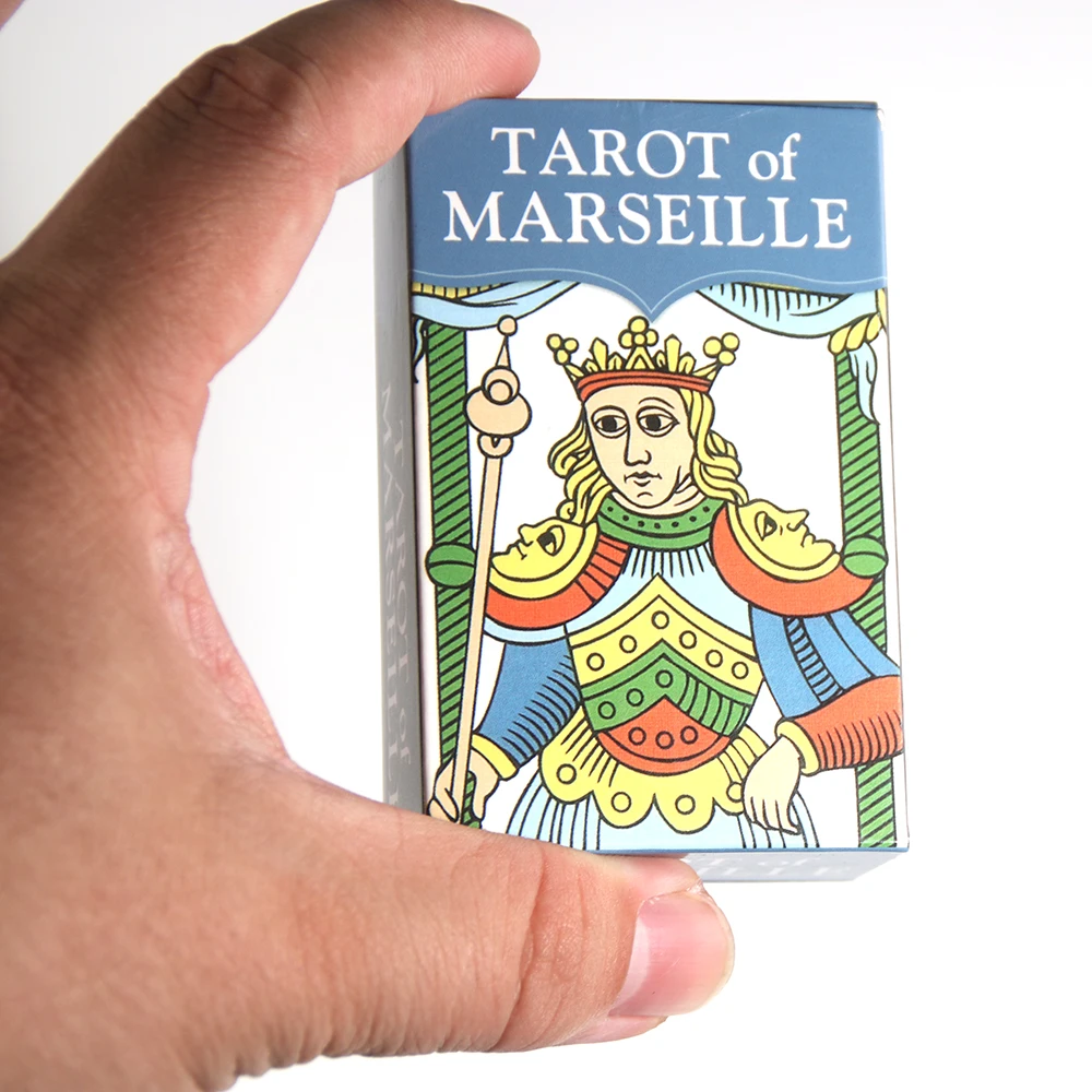 Tarot de Marseille Deck, Traditional French Tarot Cards, Durable Paper Material, Classic Divination Tool for Adults, 14+ Years,