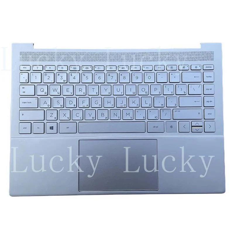 

Русская клавиатура и подставка для рук (пальмрест) для HP Envy 14-EB M30903-251 с подсветкой и тачпадом