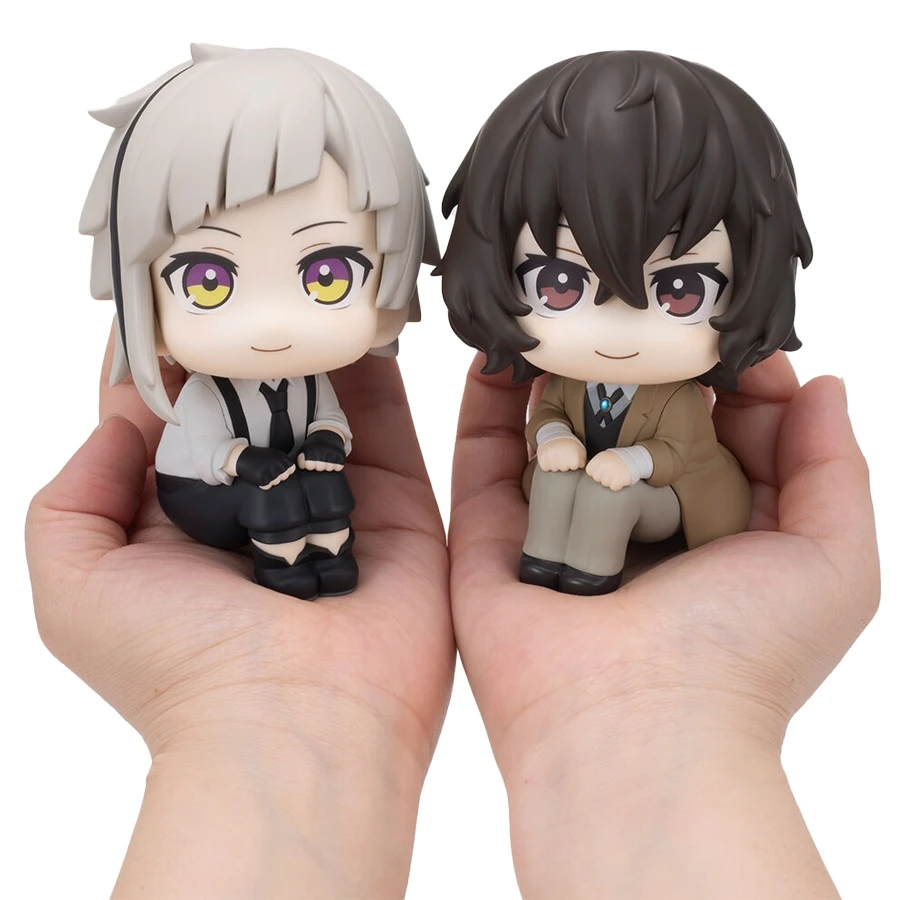 Figurine de dessin animé Bungou Stray Dogs, 10cm, Nakajima Atsushi, Version Q, Osamu Dazai, jouets de Collection en PVC