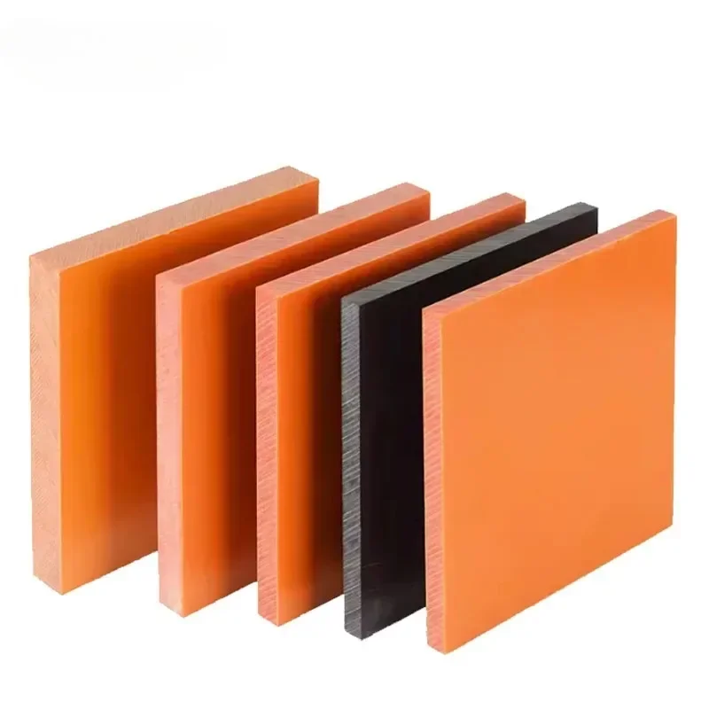 

100x150 100x200 250x250mm Orange/Black Electrical Bakelite High Temp Resistant Insulated Board Thick 2/3/4/5/6/8/10/12/15/20mm