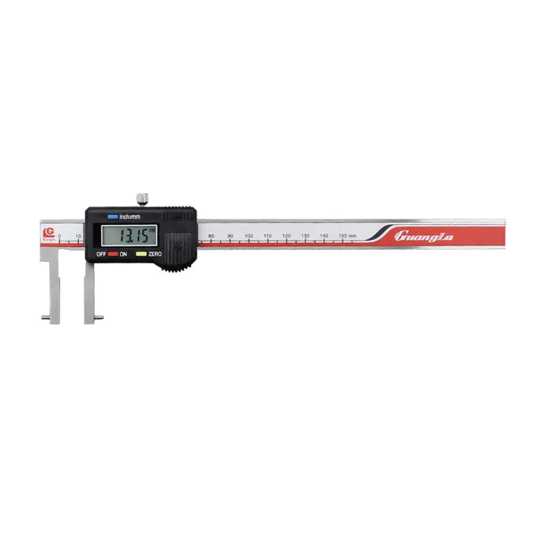 Guanglu Digital Caliper with double Round Measuring Points for Inside Grooves,24-150mm 25-200mm 30-300mm 40-500mm