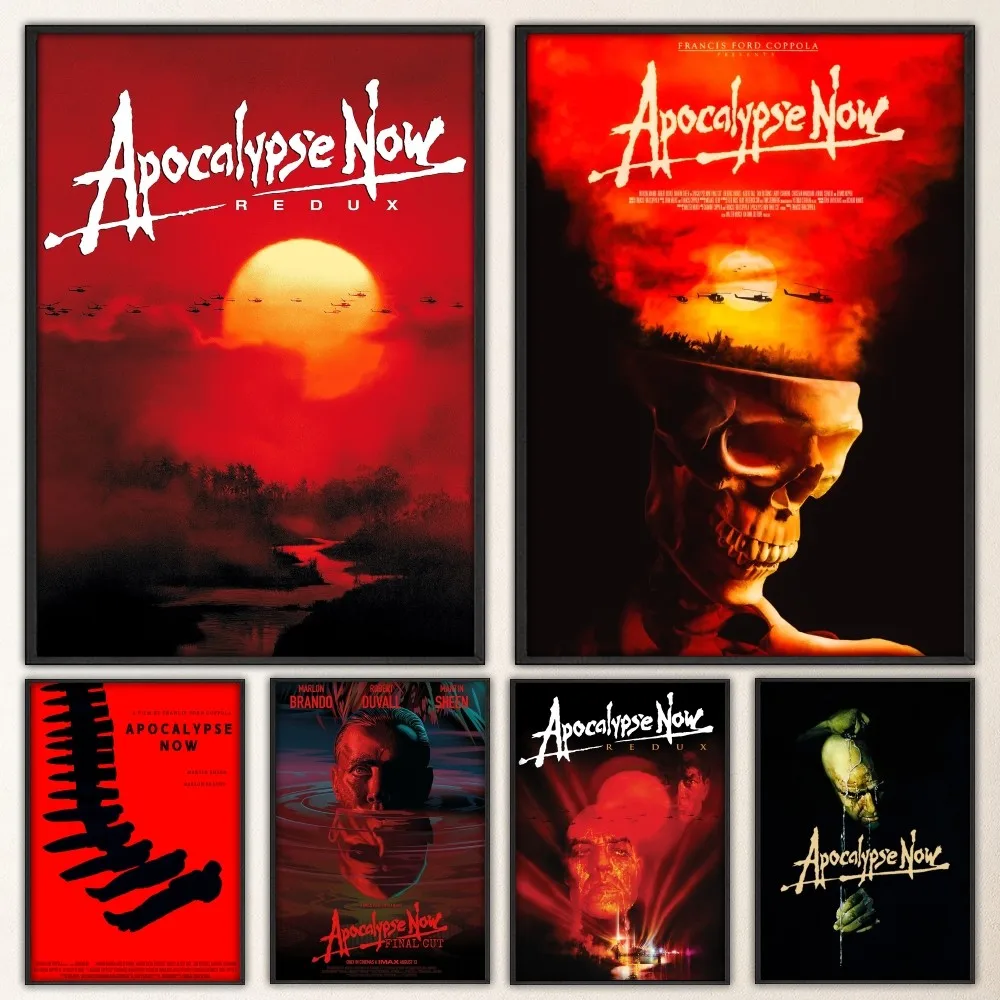 Classics Movie Apocalypse Now Poster Prints Poster Wall Painting Bedroom Living Room Wall Bar Restaurant Sticker Small