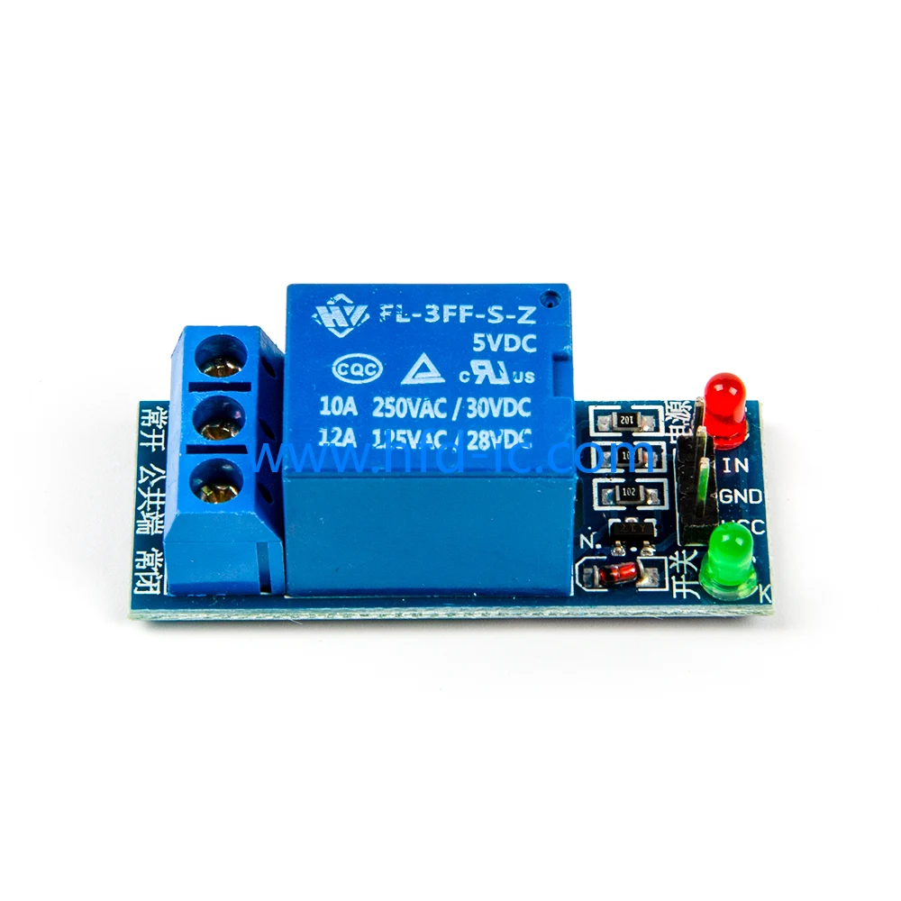 Hot Sell 1 Channel 5V Relay Module JQC-3FF-S-Z With Led JQC-3FF-S-Z