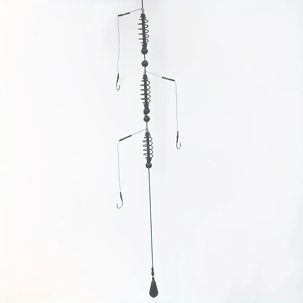 2-teiliges Karpfenangel-Set mit Feeder & Haken, Vorgefertigte Karpfenausrüstung für Grobfischangeln, 15g/20g/25g/30g/35g Optionen – Detail 4