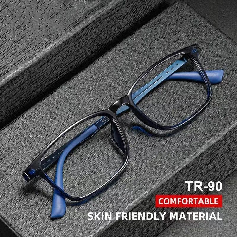 High Quality UltraLight Titanium Alloy Anti Blue Ray Reading Glasses for Man Woman Hyperopia Presbyopia Glasses +100 +200 +250