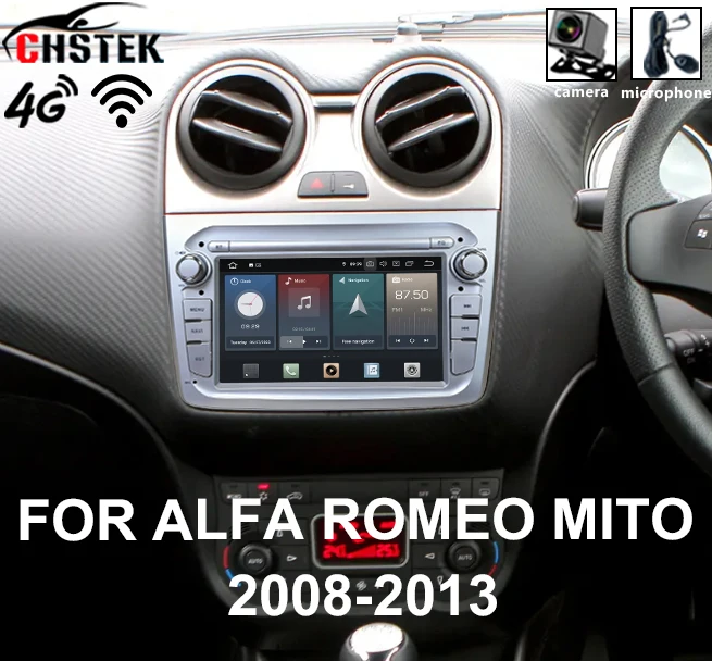 Car Head Unit For Alfa Romeo Mito 2008-2013 Android Bluetooth Upgrade Models Navigation Handsfree Autoradio Swap Exchange WIFI