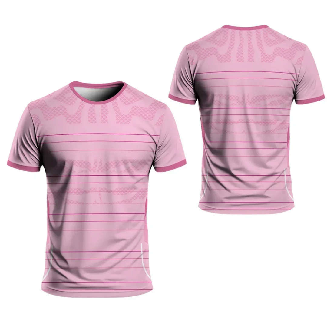 Outdoor sports T-shirt, fitness, running, 3D printing, summer, quick-dry, men's and women's T-shirts