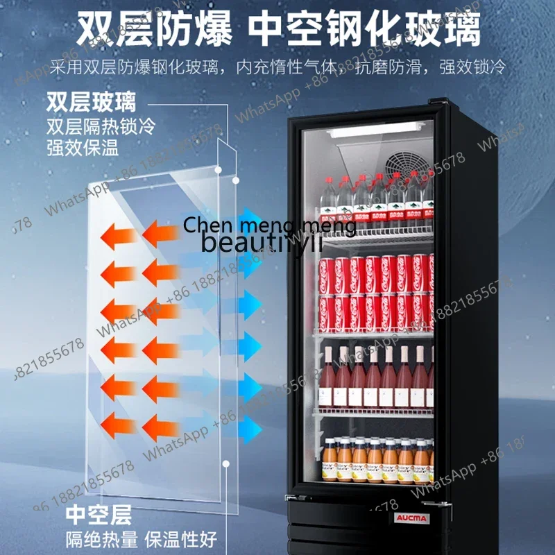 

Z189 Commercial refrigerated first-class energy efficiency display cabinet, vertical single-door commercial fresh-keeping cabin