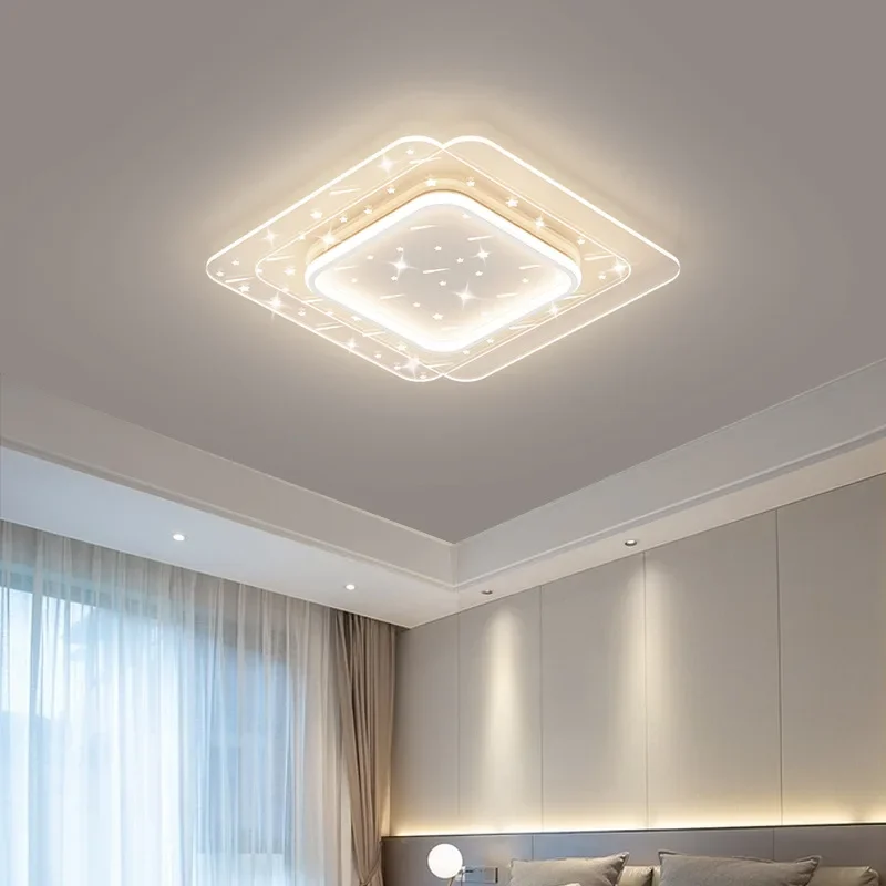 Nordic Originality Ceiling Light Modern Simplicity Dining Room Bedroom Led Meteor Ceiling Light Indoor Lighting Loftslampe FYCL