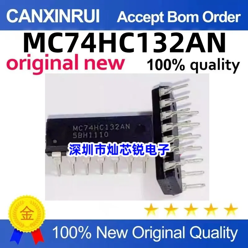 

（20 pieces）SN74HC132N HD74HC132P MC74HC132AN Logic circuit four-and-NAND gates