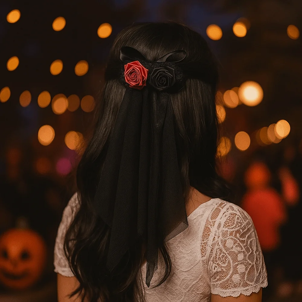 

Creative Breathable Halloween Hairpin Fashion Elegant Hair Accessories Comfortable Black Headbands Wedding