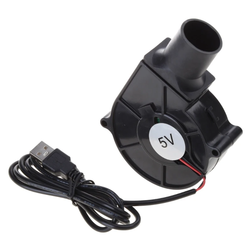 Imagem -04 - Ventilador Portátil para Churrasco Usb 7cm 7530 Ventilador Turbo de ar com Uma Velocidade para Acampamento ao ar Livre Piquenique Grelha Cozinhar