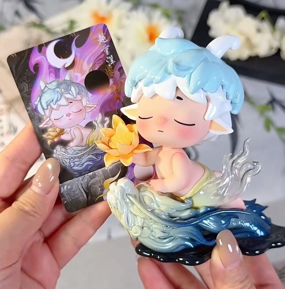 Original Mimi Echoes Of Mountains And Rivers Series Blind Box Figurine Cute Popular Desktop Ornament Model Toy Mystery Doll Gift