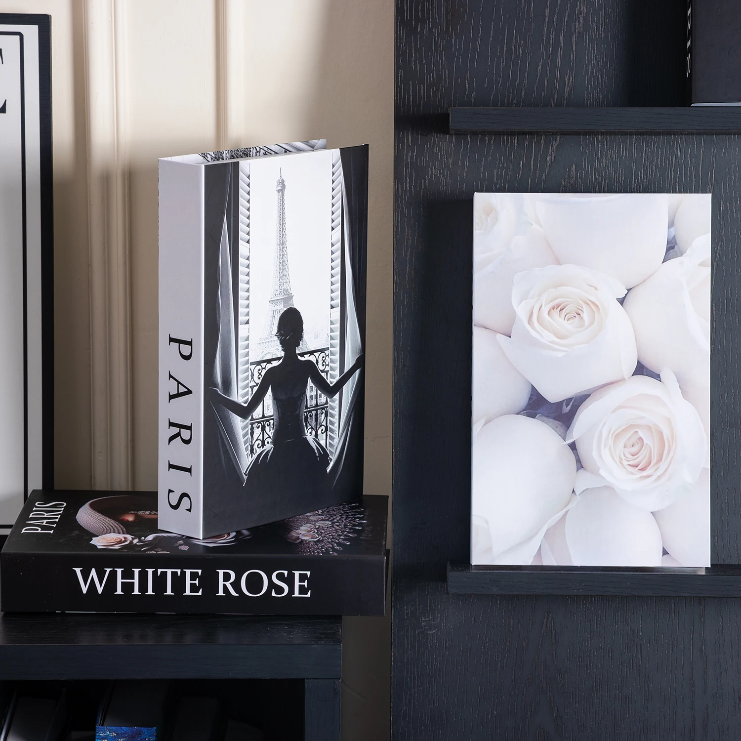 الشمال نمط الكتب وهمية الديكور غطاء مجلة الموضة غرفة المعيشة ديكور طاولة القهوة صندوق تخزين الحلي المنزل إضافية #5