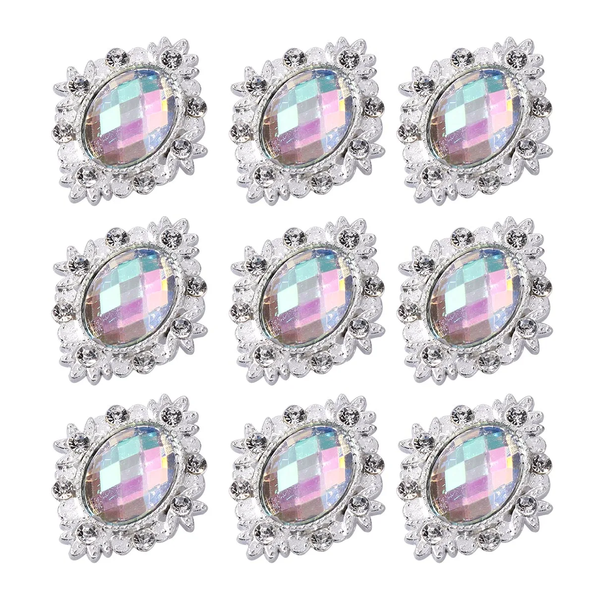 

10 Pcs Alloy Shoe Accessories Decorative Buckles for Women S High Heels DIY Shoes Pearl Decoration Shoe Clips Elastic B