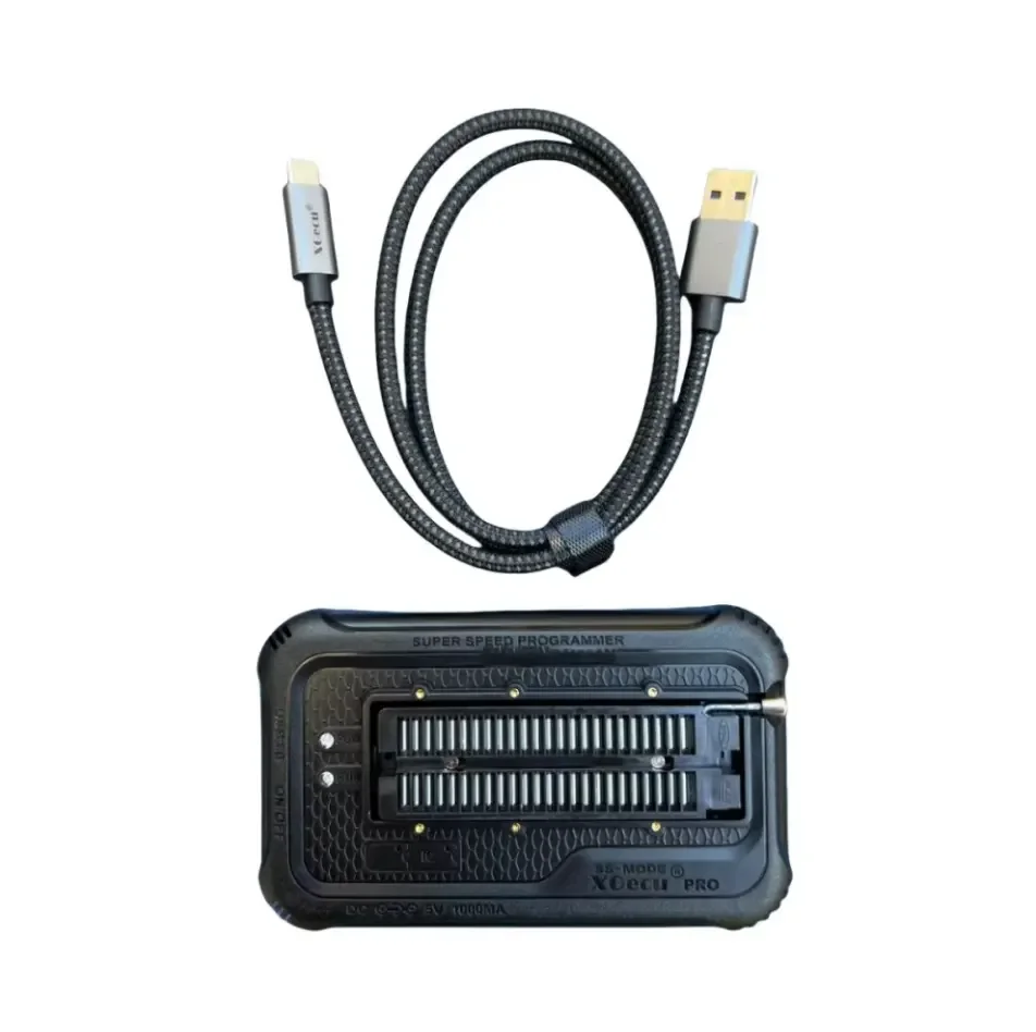 

XGecu T76 Universal Programmer +11 Adapters SOP8 PLCC20 & SPI SAM EFI Ribbon Cable ROM Debug Connector Tool