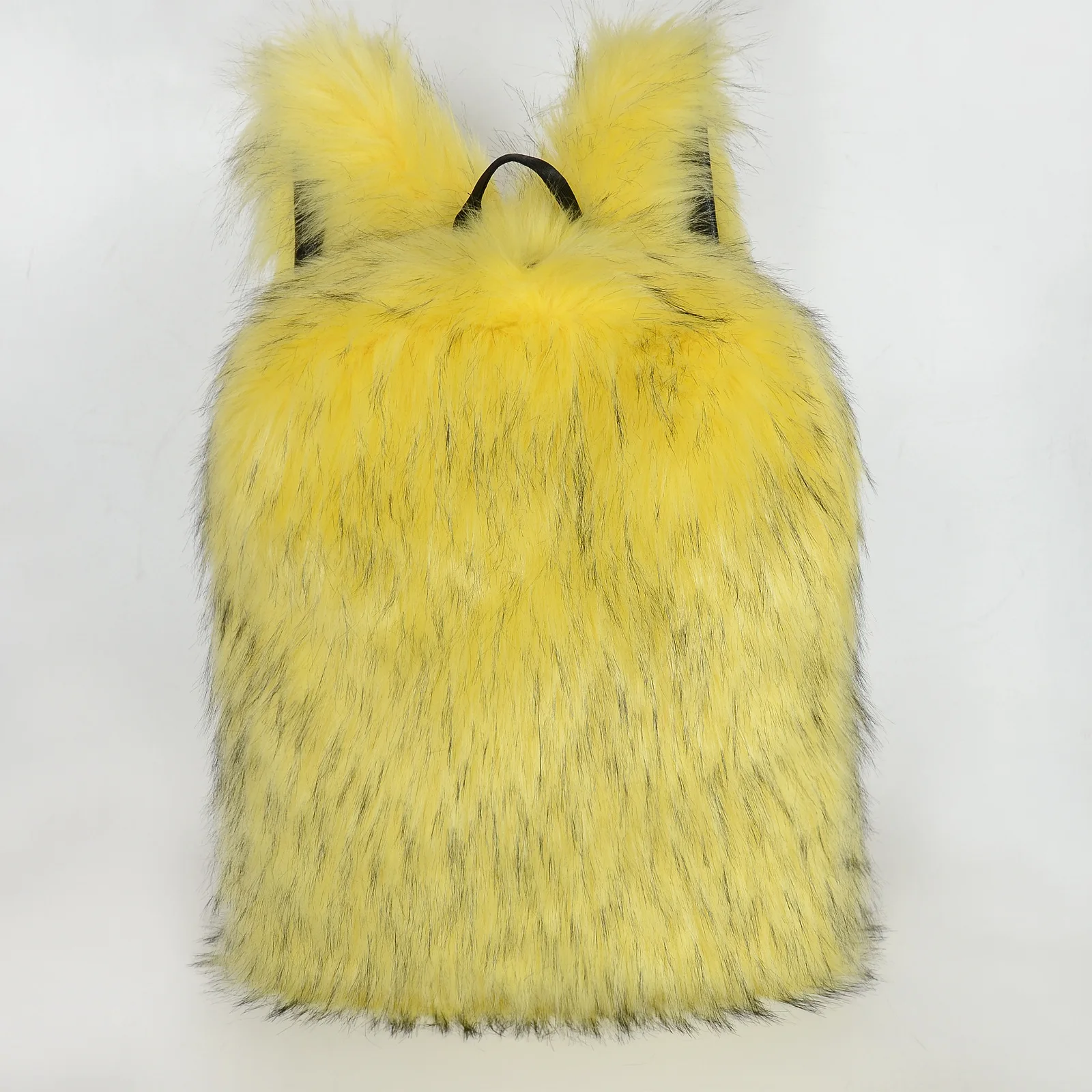 Neuer Kunstfell-Rucksack mit großem Fassungsvermögen, Unisex, Herbst-Winter-Reisetasche, Plüsch-Umhängetasche, supergroßer Rucksack aus weichem Stoff, Unisex – Detail 9