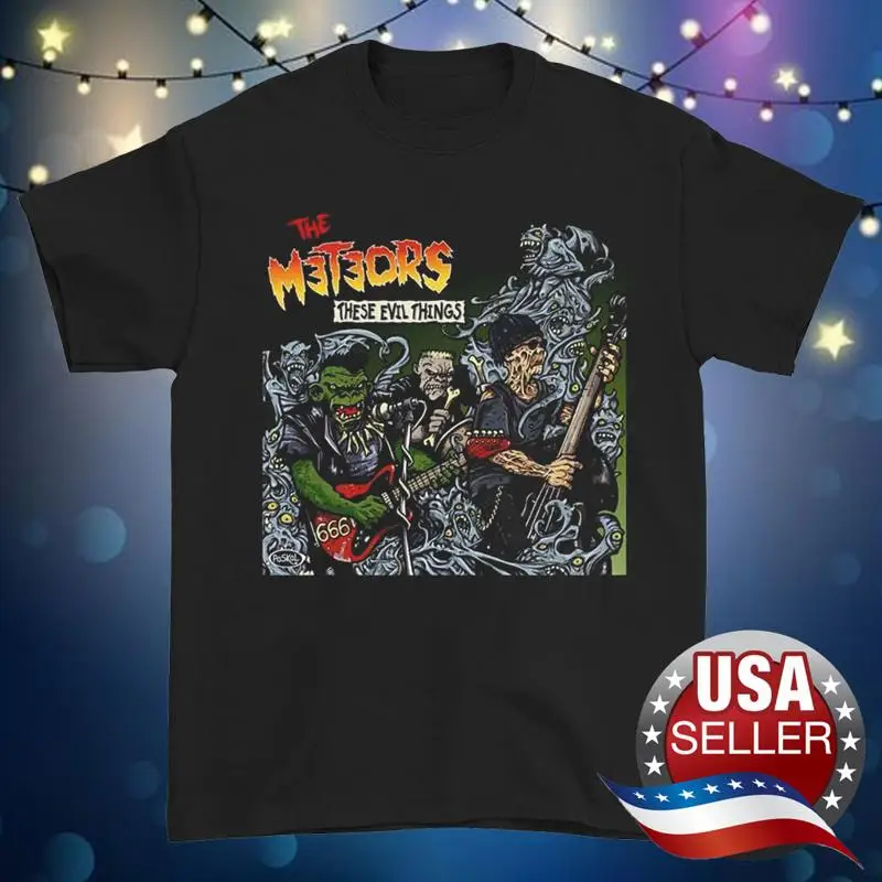 

Футболка The Meteors Evil Things черная с коротким рукавом от S до 5Xl 2F690