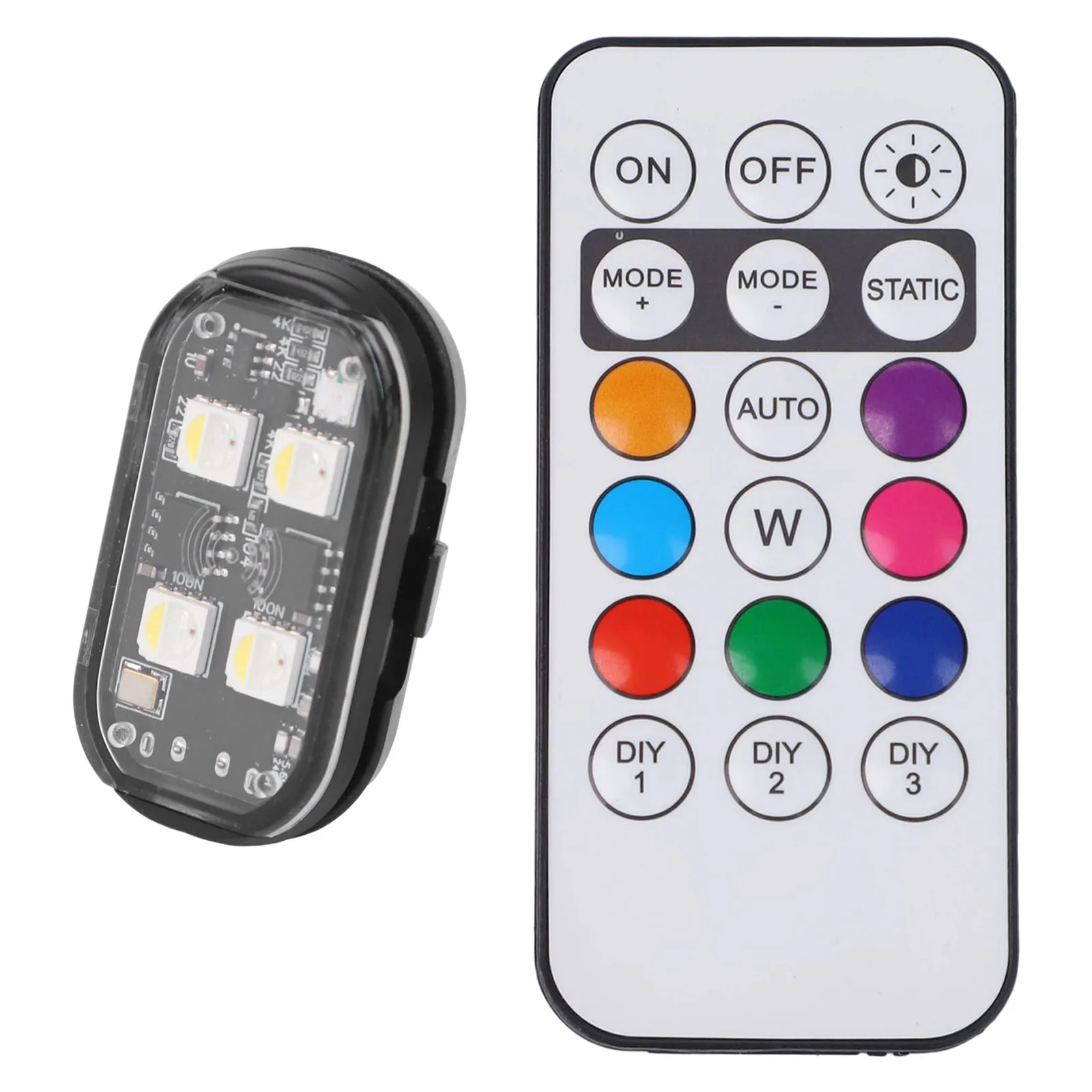 USB Rechargeable Light Motorcycle Taillight Low Visibility Conditions Convenient USB Charging Lighting Option USB