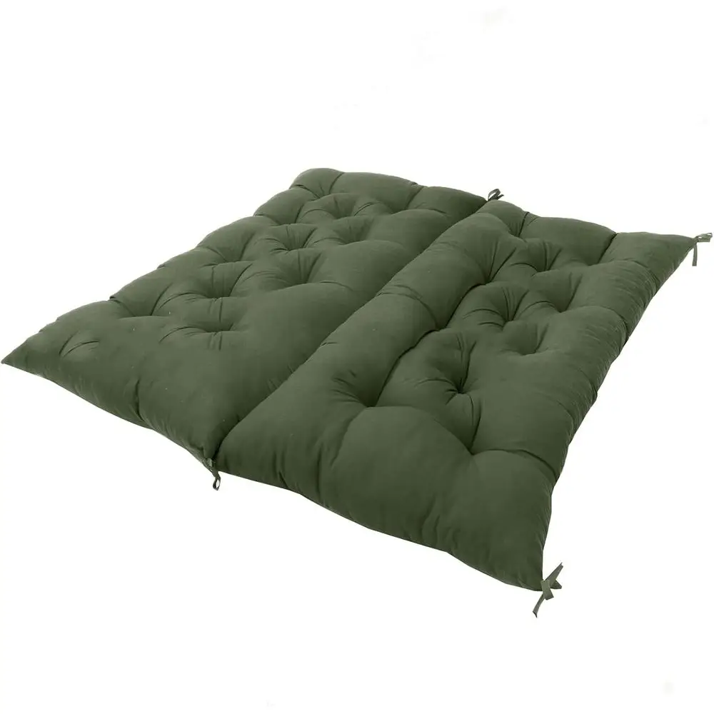 

Outdoor 2-3 Seater Swing Cushion with Backrest, Waterproof Porch Swing Cover, Thick Garden Seat Cushion for Wicker Lounger