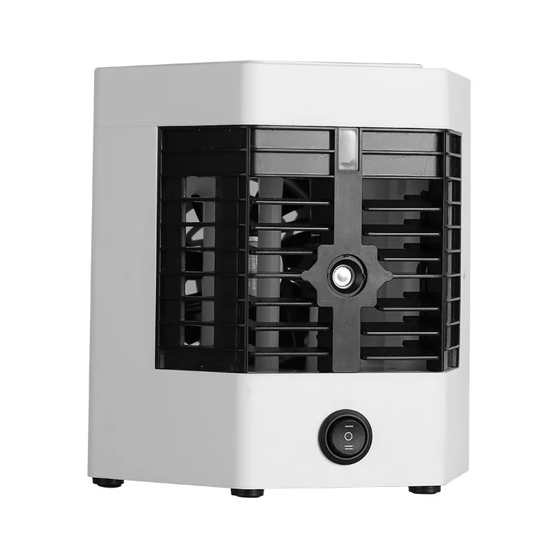 

Desktop Cooler Spray Humidification Cooling Cooling Fan Portable Small Electric Fan Enlarged Water Tank Night Light Fan