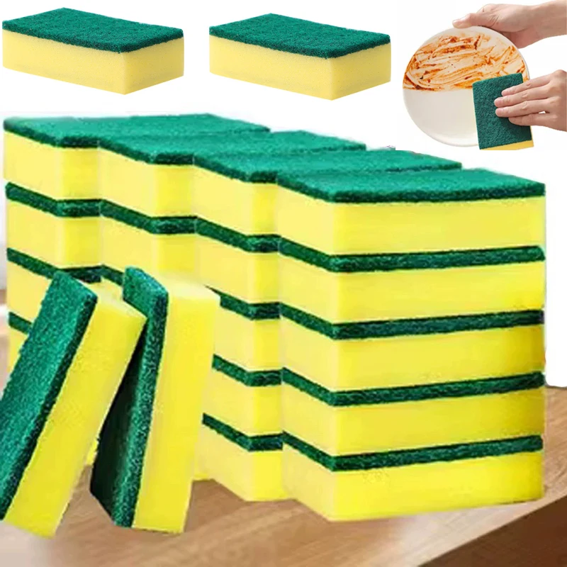 Esponja para lavar platos de cocina, Nano esmeril, limpieza mágica, olla para frotar, Kit de eliminación de manchas focales de óxido, cepillos de limpieza, 10-50 Uds.