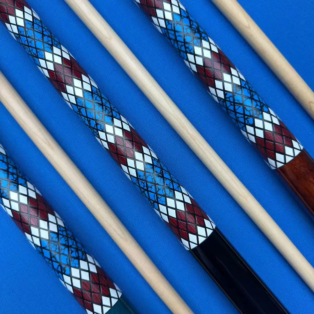 

STLF High Quality Space X Maple Wood Pool Cue Durable Radial Joint Center Joint Extension 1/2 Split Wholesale