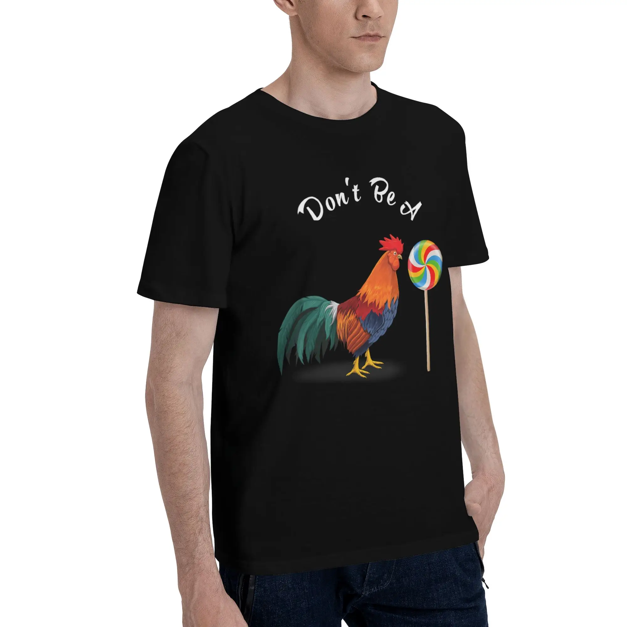 Don't Be A Sucker Funny Chicken Meme Tee Shirt for Men Women Gift Idea T Shirts  Cotton Clothes