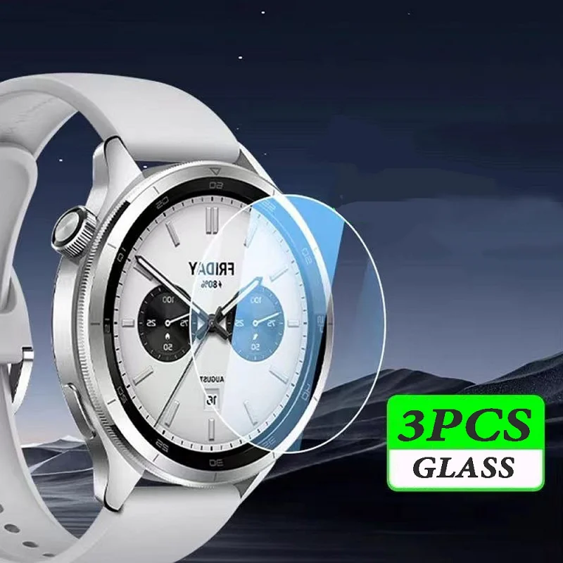 

3pcs Tempered Glass Films For Xiaomi Watch S4 47mm 41mm Smartwatch Screen Protector Guard Glass Film Accessories