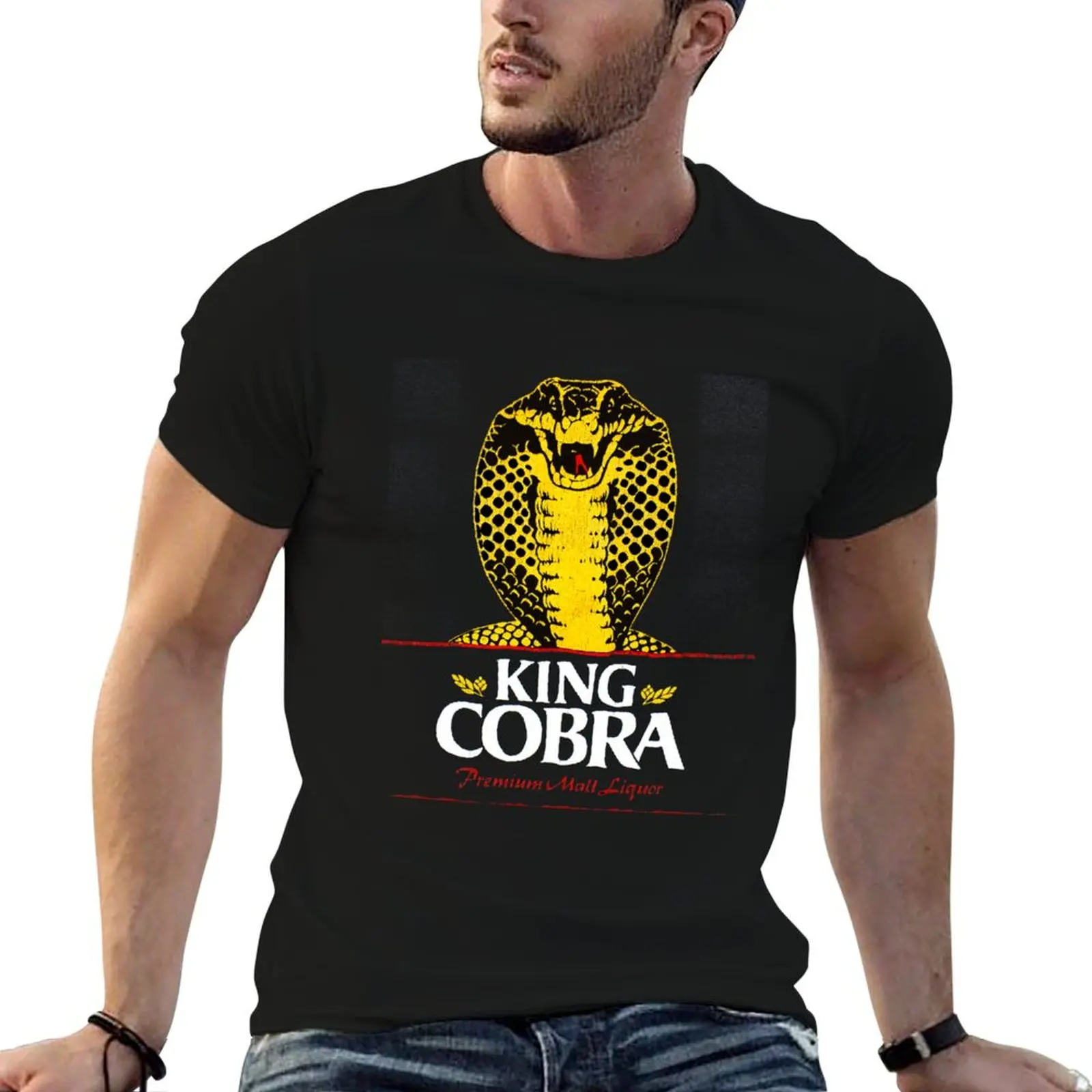 

King Cobra Beer T-Shirt man t shirt summer man t shirts graphic cotton t shirt man T-Shirt
